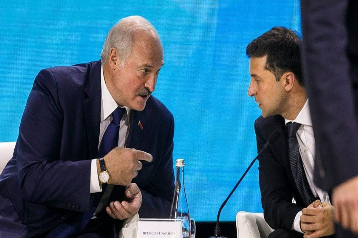 Alexander Lukashenko, President of Belarus and Volodymyr Zelenskyy, President of Ukraine
