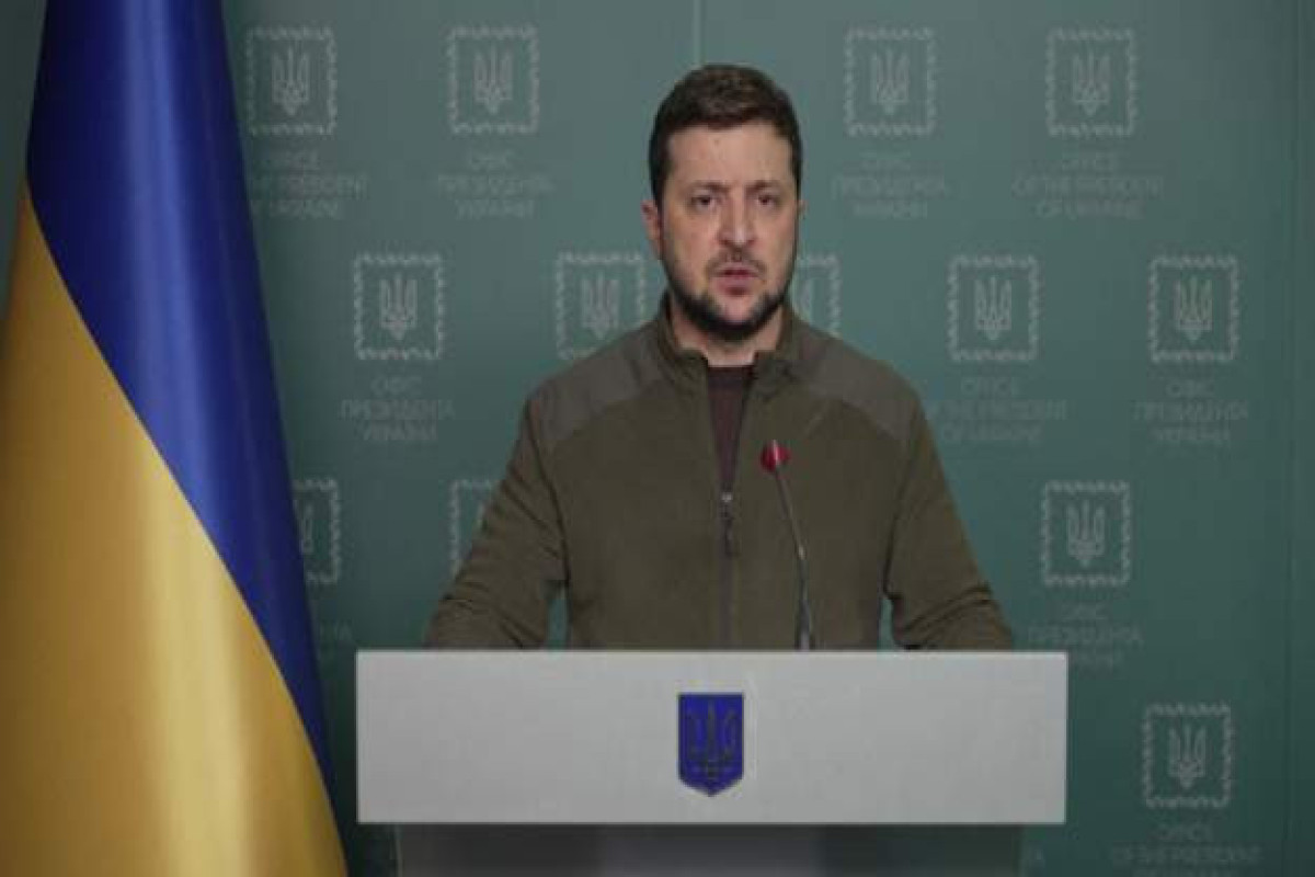 Ukraine's President Volodymyr Zelensky