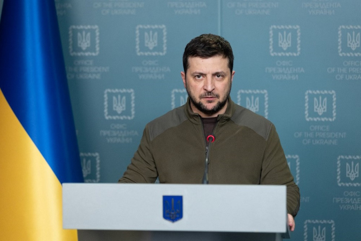 Ukrainian President Volodymyr Zelenskiyy