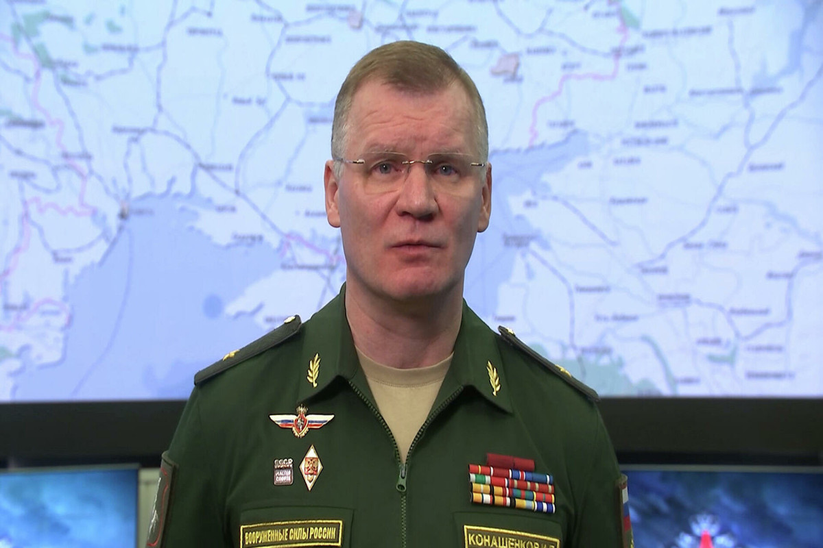 Official representative of the Russian Ministry of Defense, Major General Igor Konashenkov