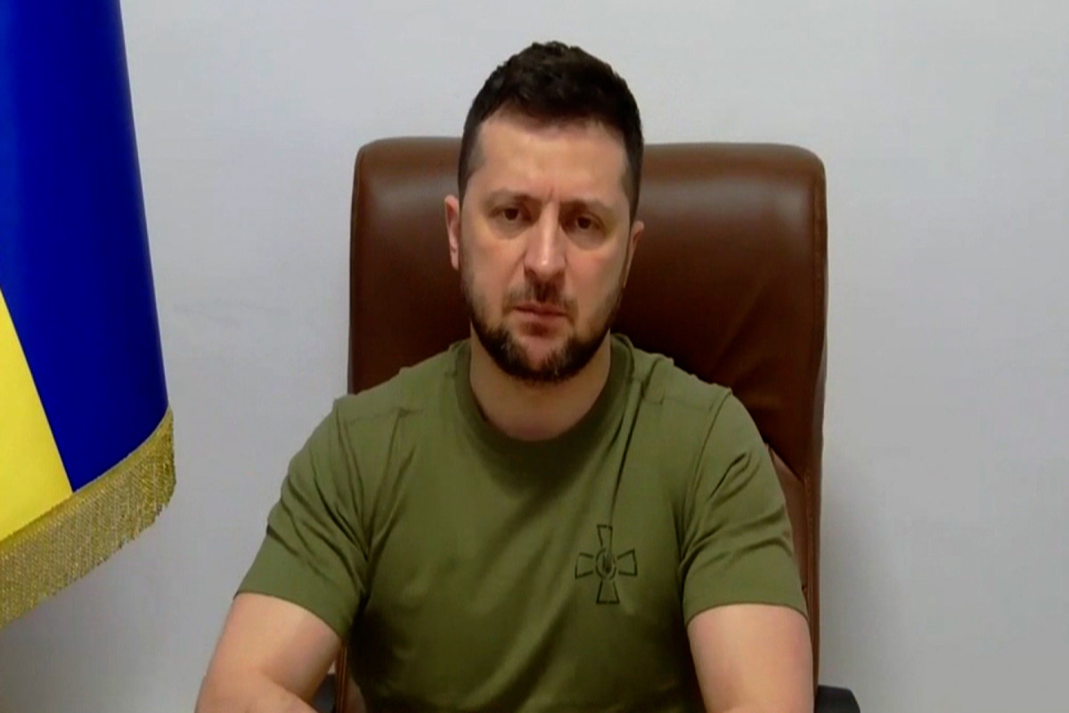 Ukrainian President Volodymyr Zelensky