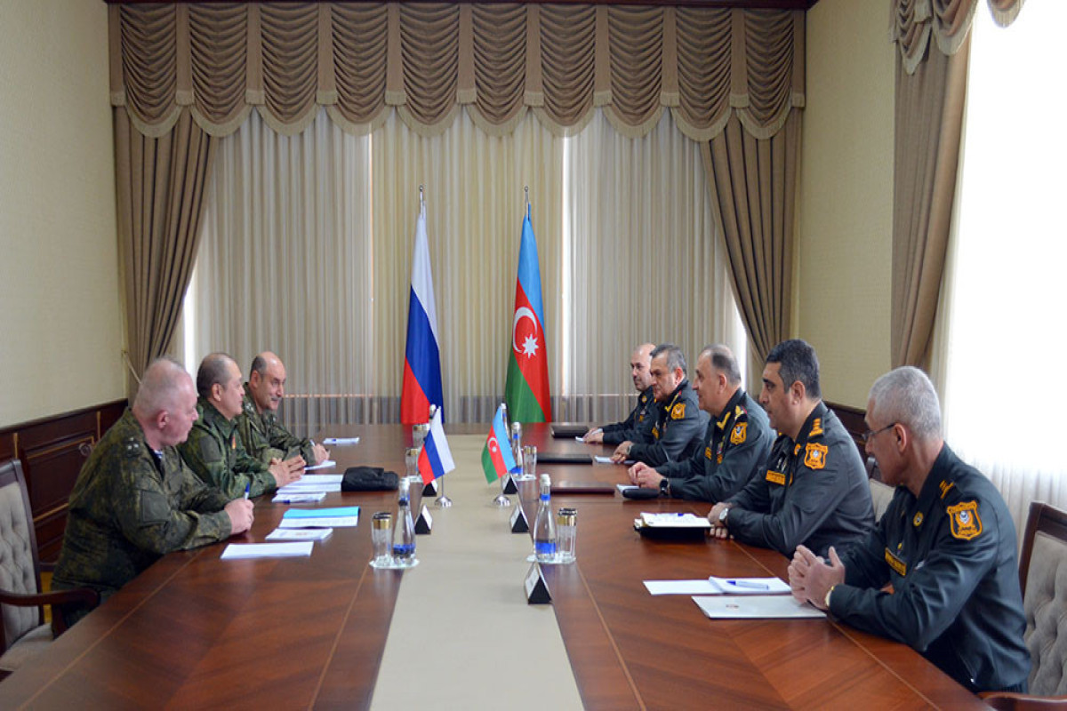 Chief of the General Staff of the Azerbaijan Army meet with Deputy Commander-in-Chief of the Russian Land Forces