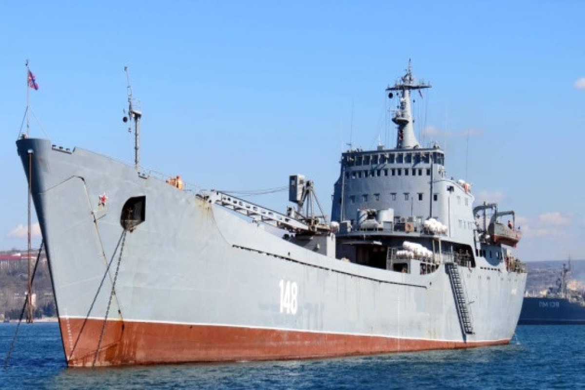 Ukrainian Navy: Russian landing ship destroyed in Ukraine’s Black Sea port of Berdiansk