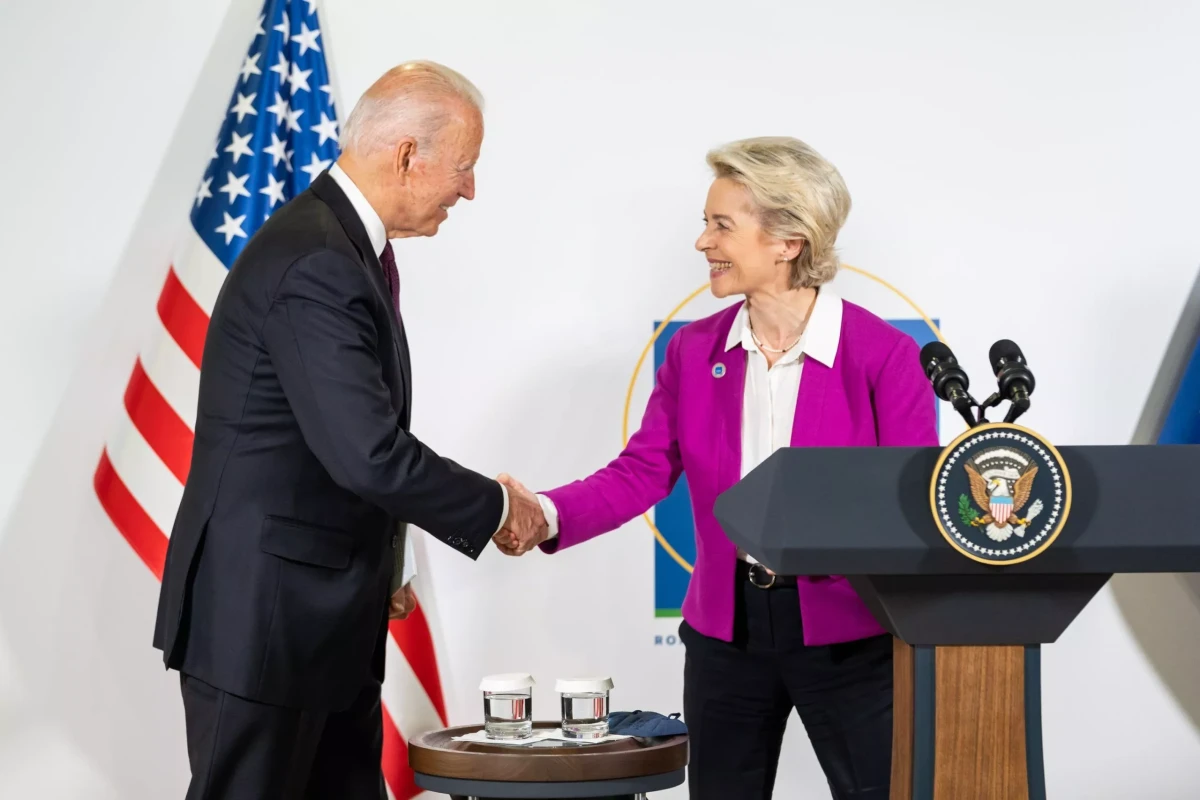 US and EU announce task force on reducing dependence on Russian oil and gas