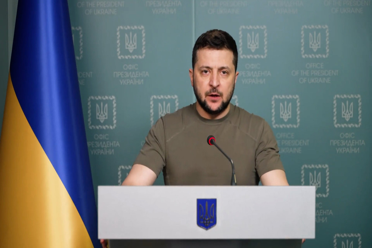 Ukrainian President Volodymyr Zelensky
