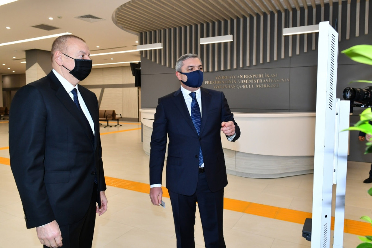 President Ilham Aliyev inaugurates Citizen Reception Center of PA