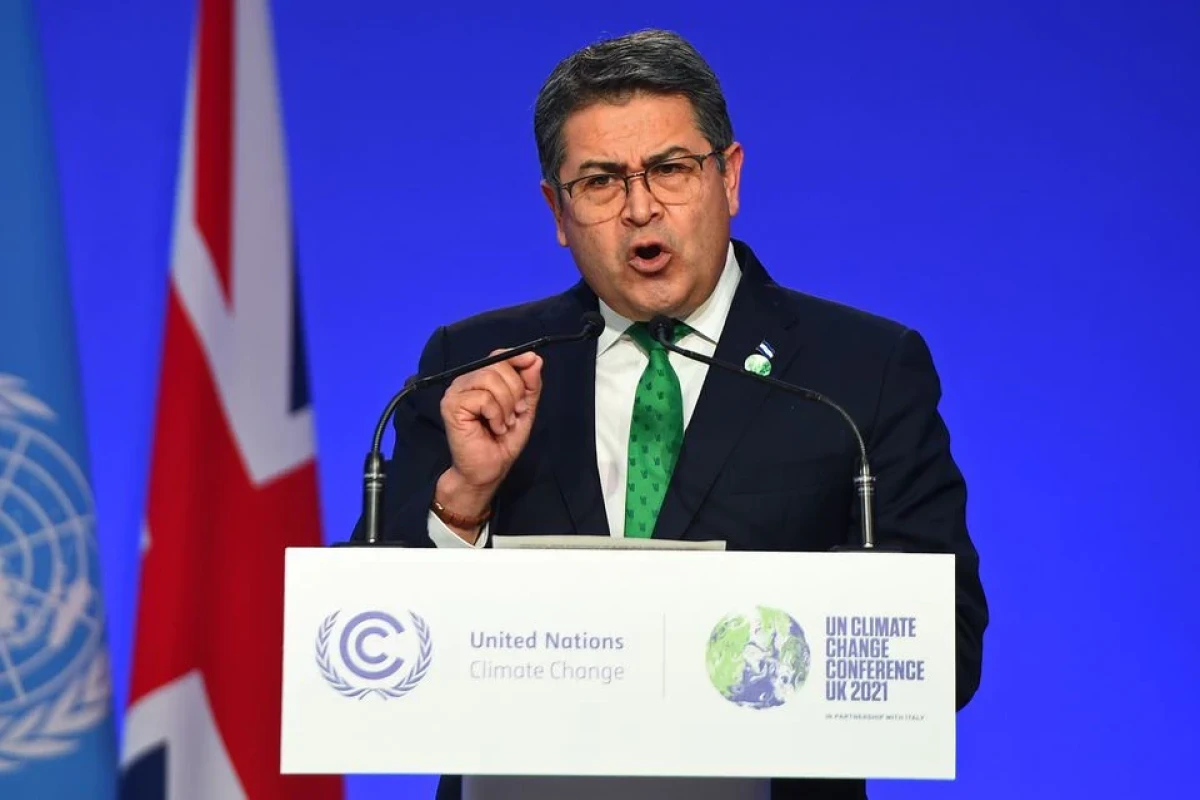 Honduras' President Juan Orlando Hernandez