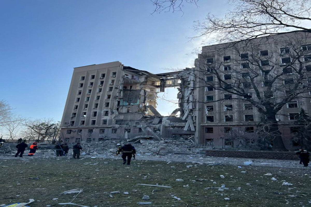 Main government building in Ukraine's Mykolaiv been struck and damaged by missile strike