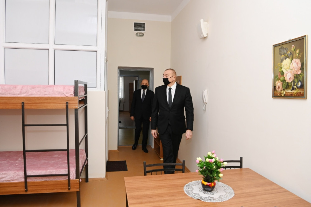 President Ilham Aliyev viewed conditions created in newly-built modern penitentiary institutions in Baku