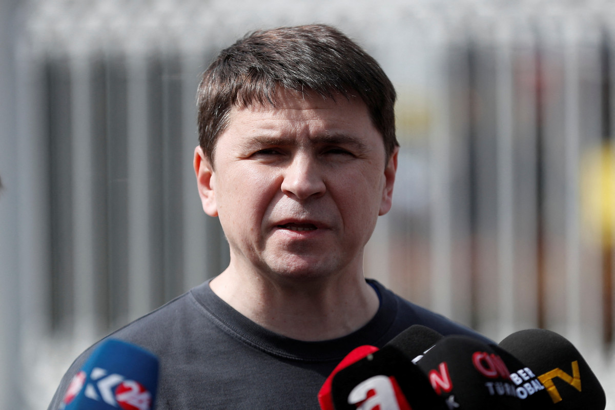 Mykhailo Podolyak, a political adviser to Ukrainian President Volodymyr Zelenskiy