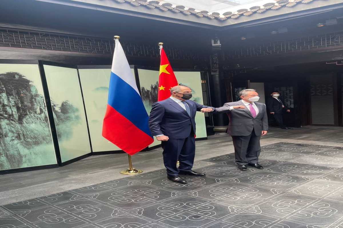 Russian and Chinese foreign ministers meet in Tunxi, China