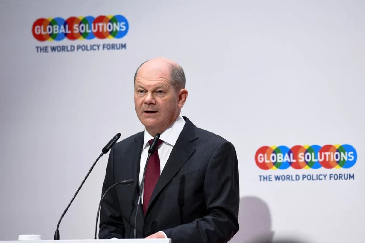 German Chancellor Olaf Scholz