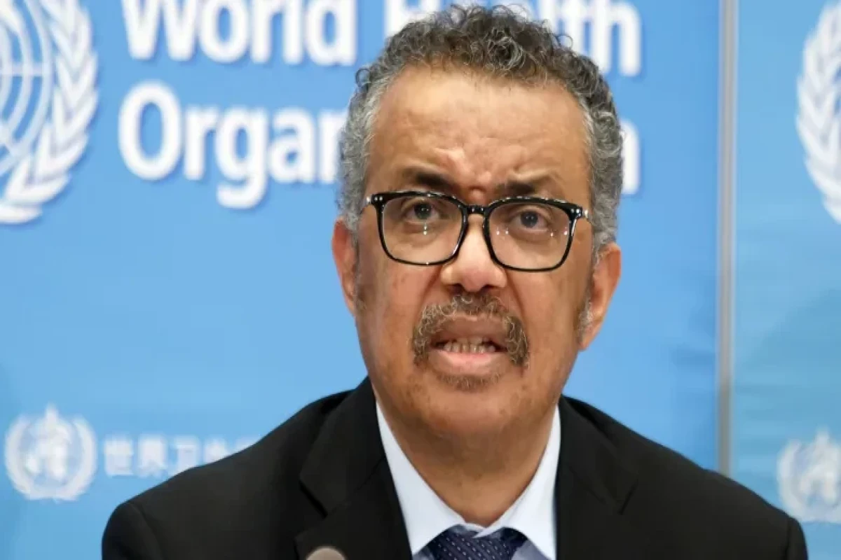 WHO Director-General Tedros Adhanom Ghebreyesus