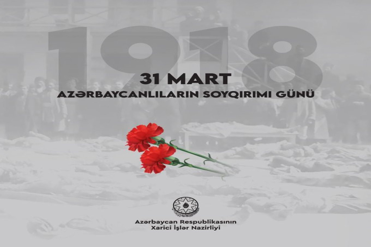 Azerbaijani FM makes post on 31 March - Day of Genocide of Azerbaijanis