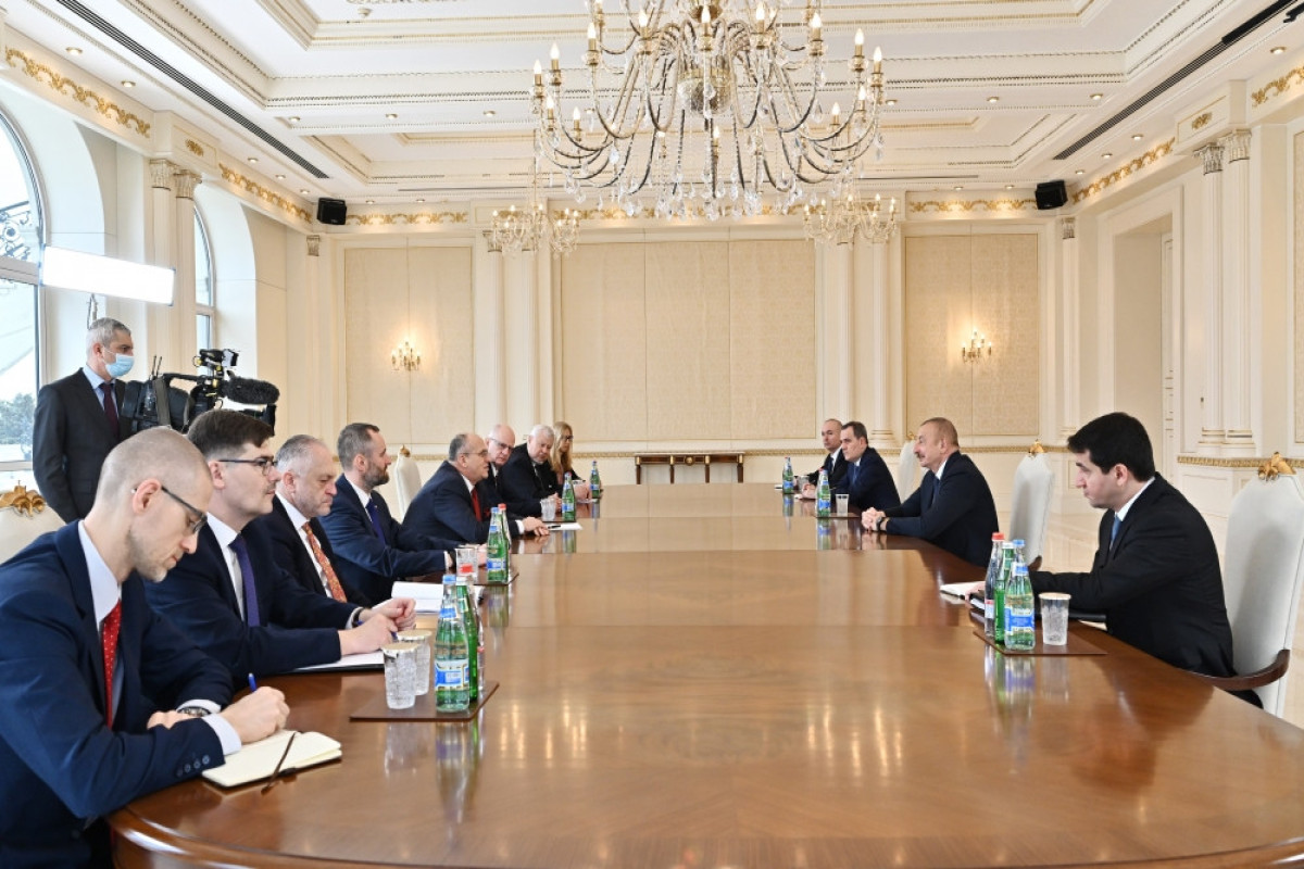 President Ilham Aliyev received delegation led by OSCE Chairman-in-Office