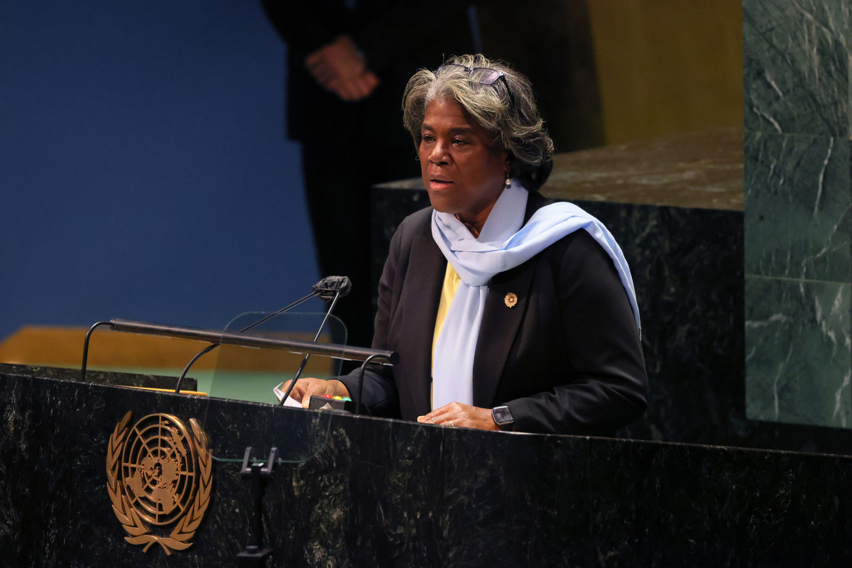 Linda Thomas-Greenfield, the US ambassador to the United Nations