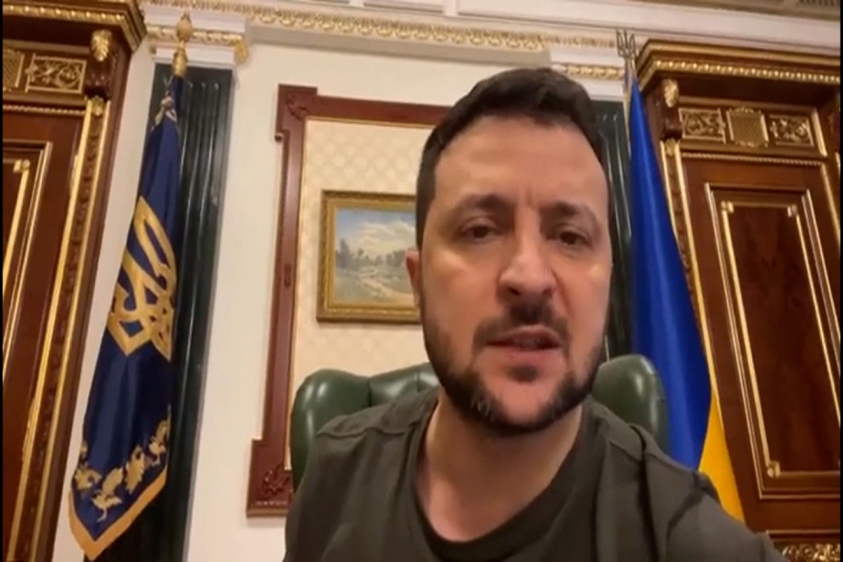 Ukraine's President Volodymyr Zelensky