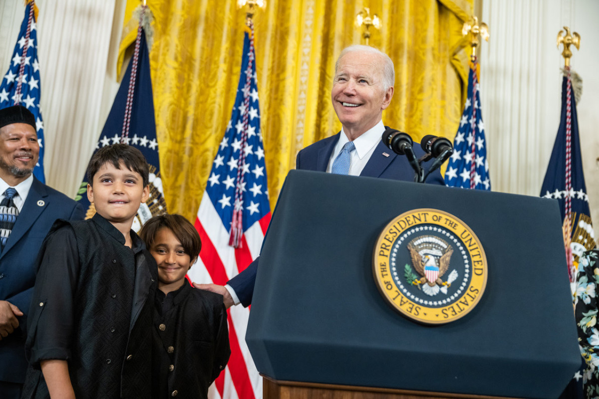 US President hosts an Eid al-Fitr reception