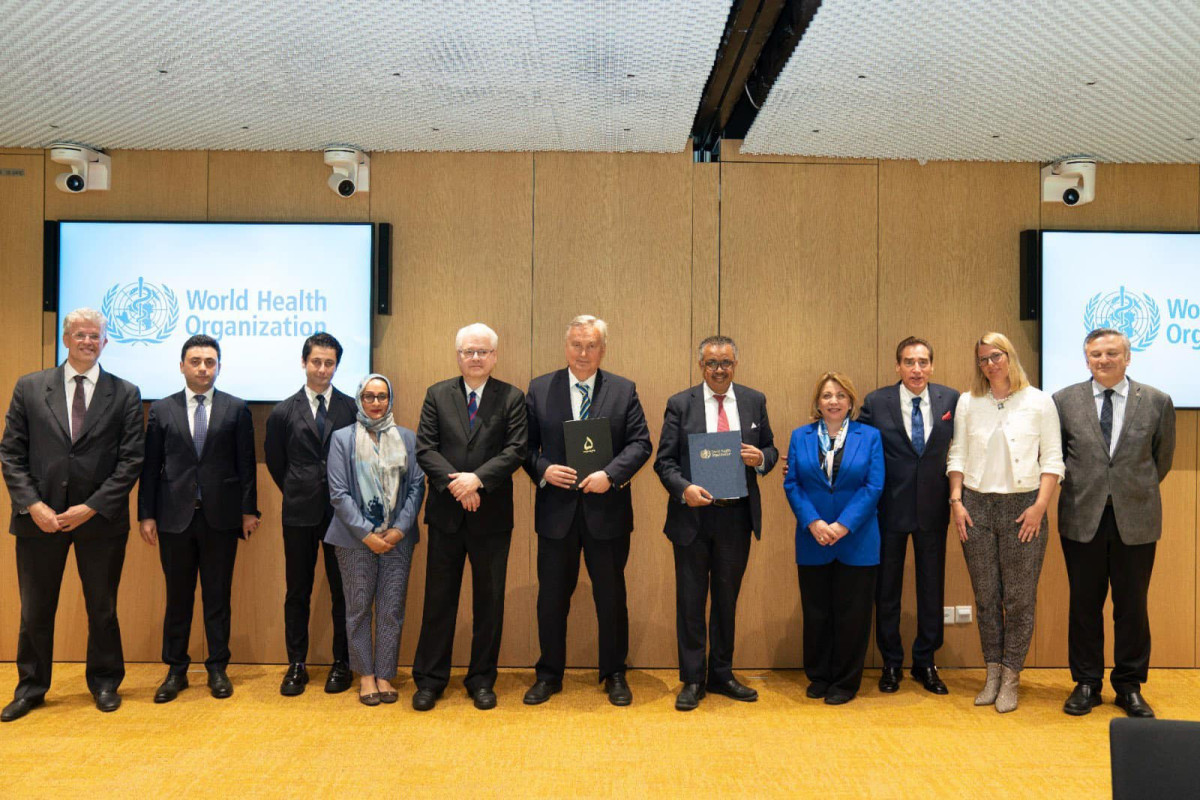 WHO and Nizami Ganjavi Int’l center ink MoU