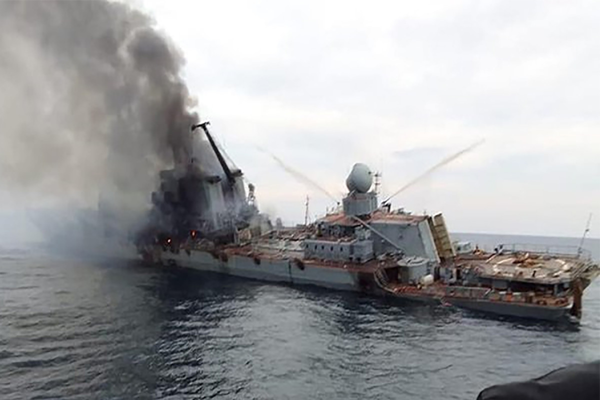 US did not provide "specific targeting information" for Russian warship, Pentagon says