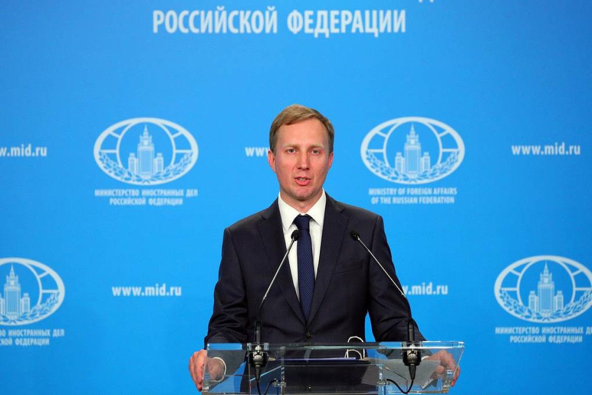 Alexey Zaitsev, deputy director of the information and press department at the Russian Foreign Ministry