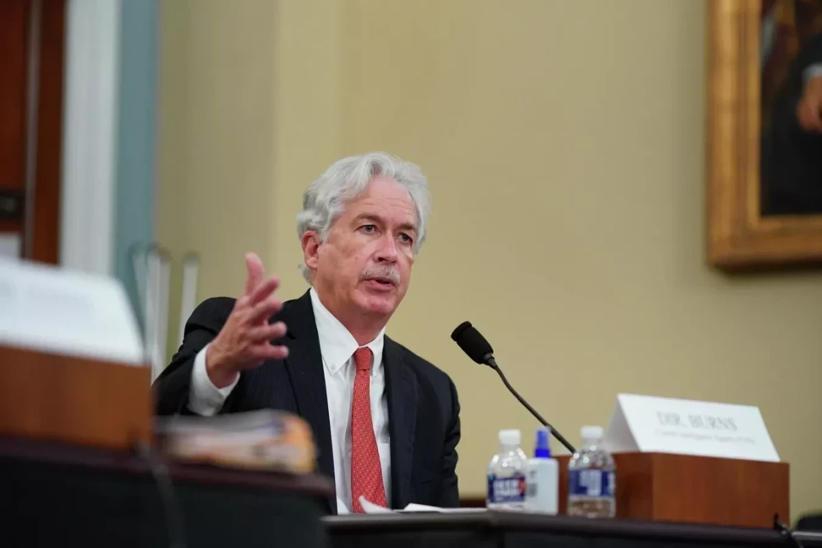William Burns, the head of the US Central Intelligence Agency