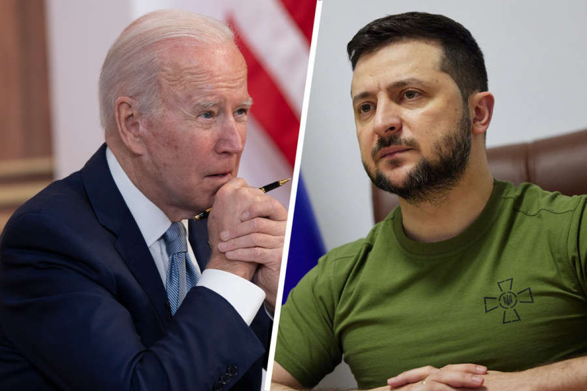 Joe Biden, U.S President and Volodymyr Zelensky, Ukrainian President