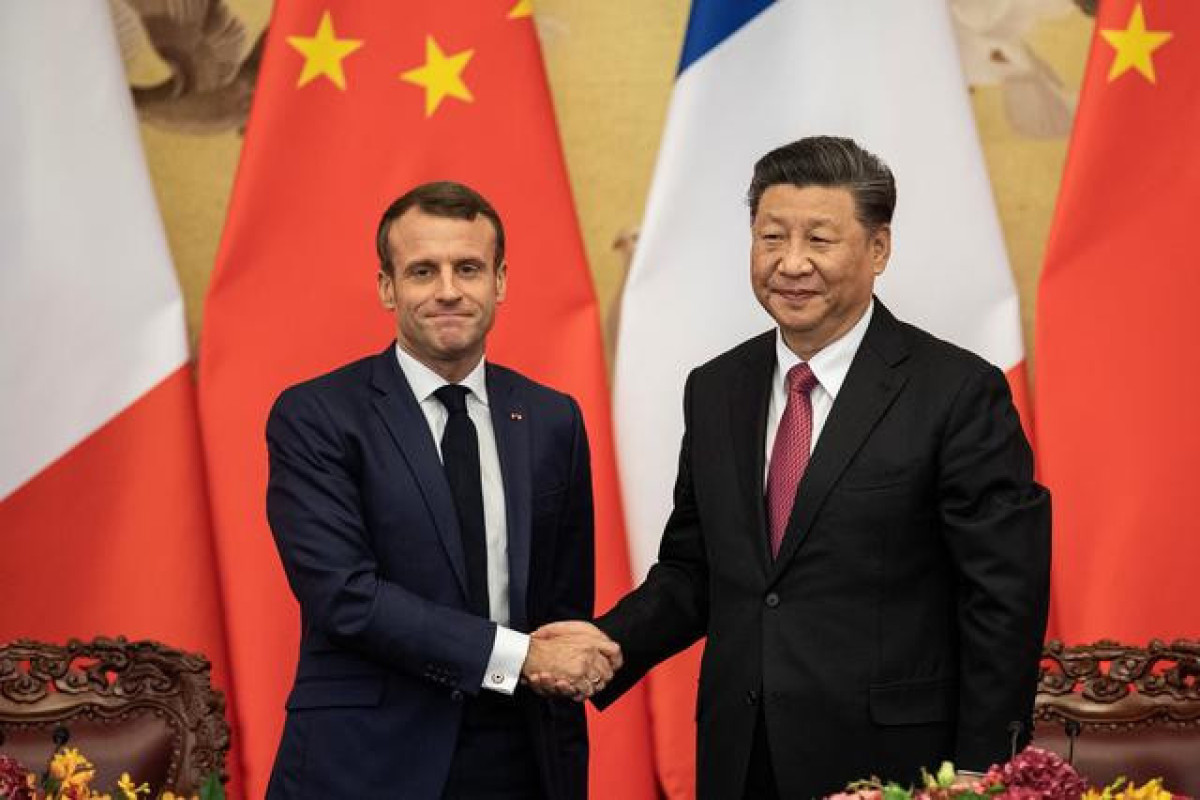 French President Emmanuel Macron and Chinese counterpart Xi Jinping