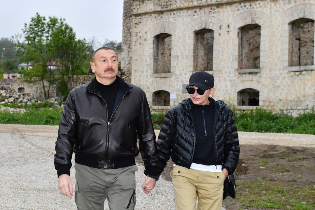 Azerbaijani's President and First-Vice President visited Shusha