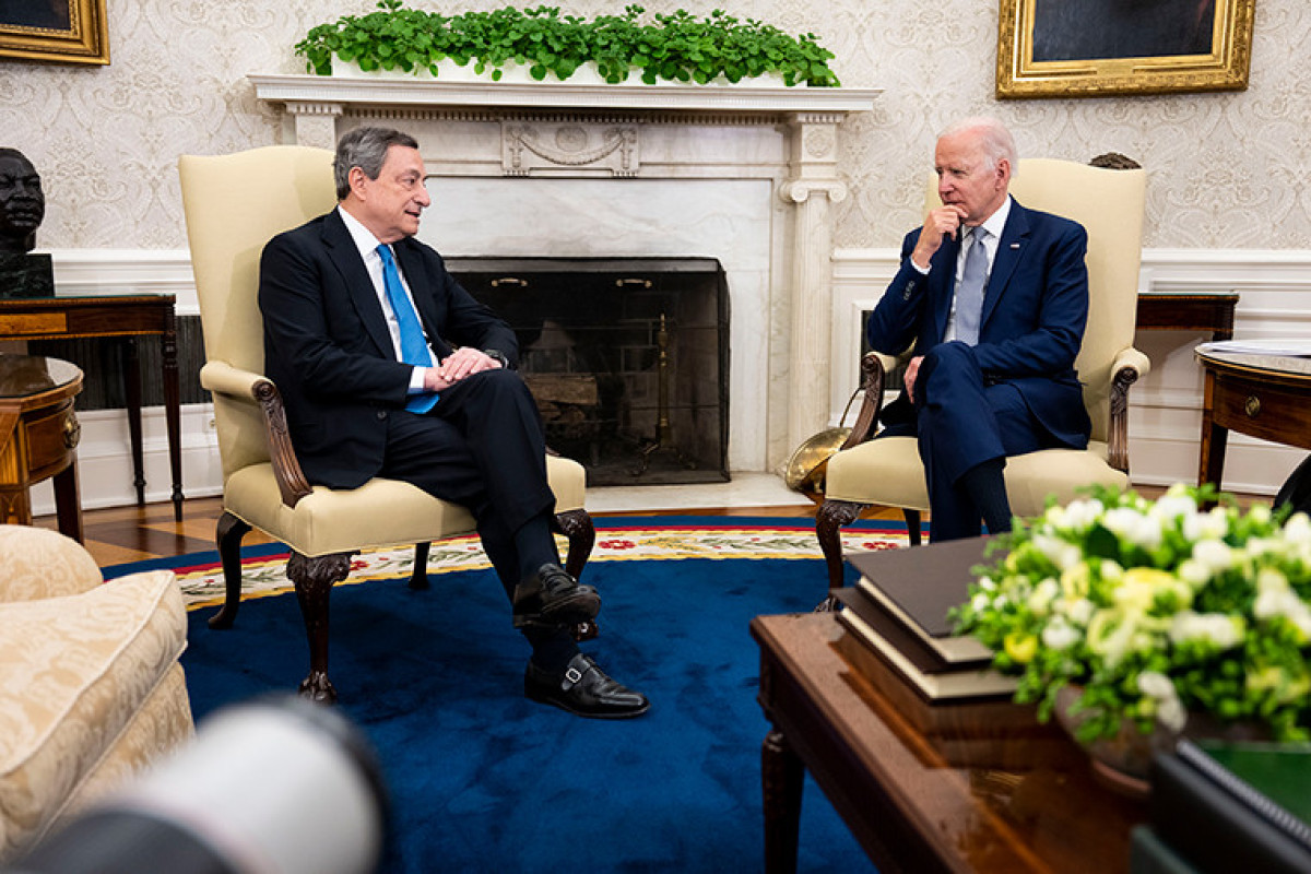 President Biden thanks Italian prime minister for his response to Putin's "brutality" in Ukraine war