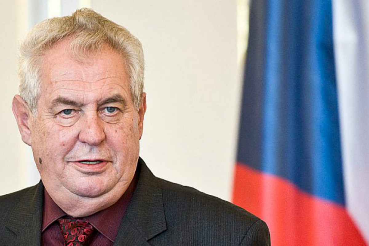President of the Czech Republic Milos Zeman