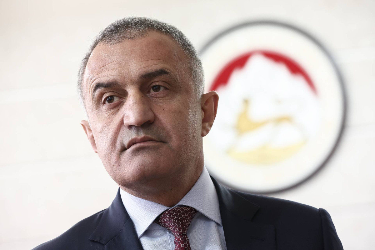 Anatoly Bibilov, head of the separatists