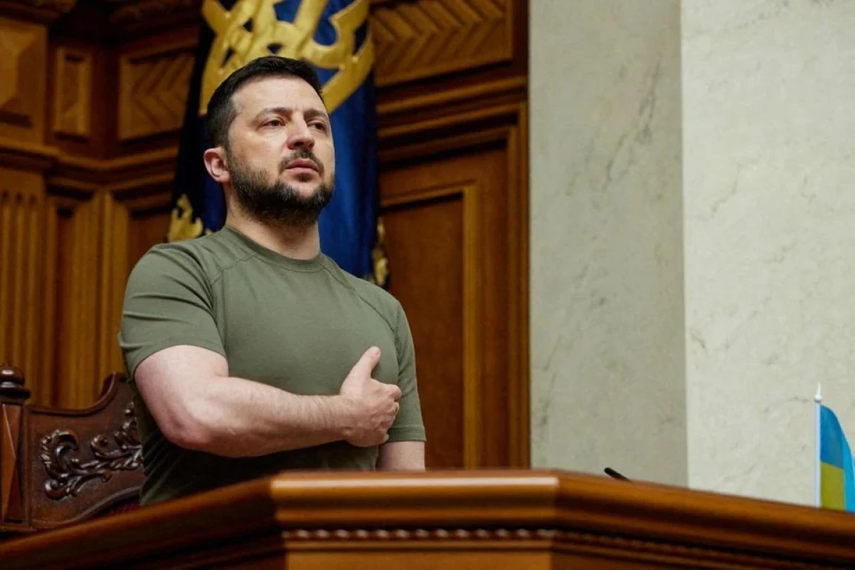 Ukraine's President Volodymyr Zelenskiy