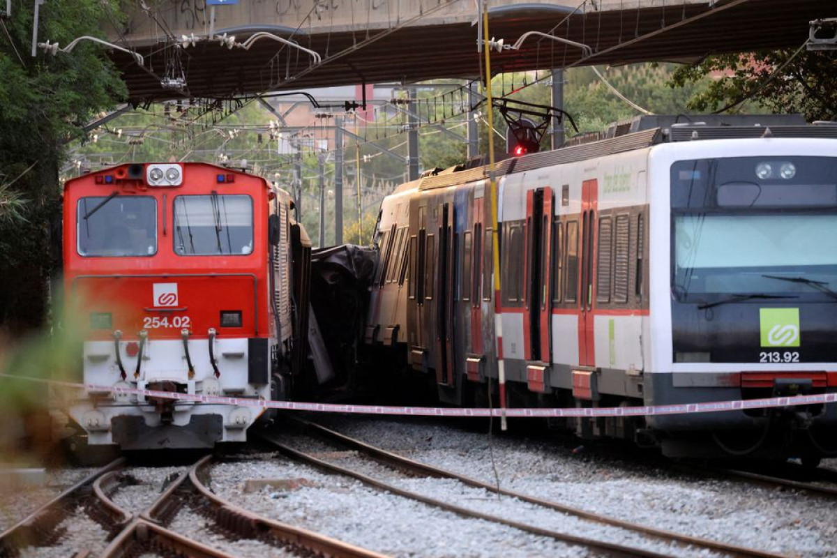 Train driver dies and dozens injured in crash near Barcelona