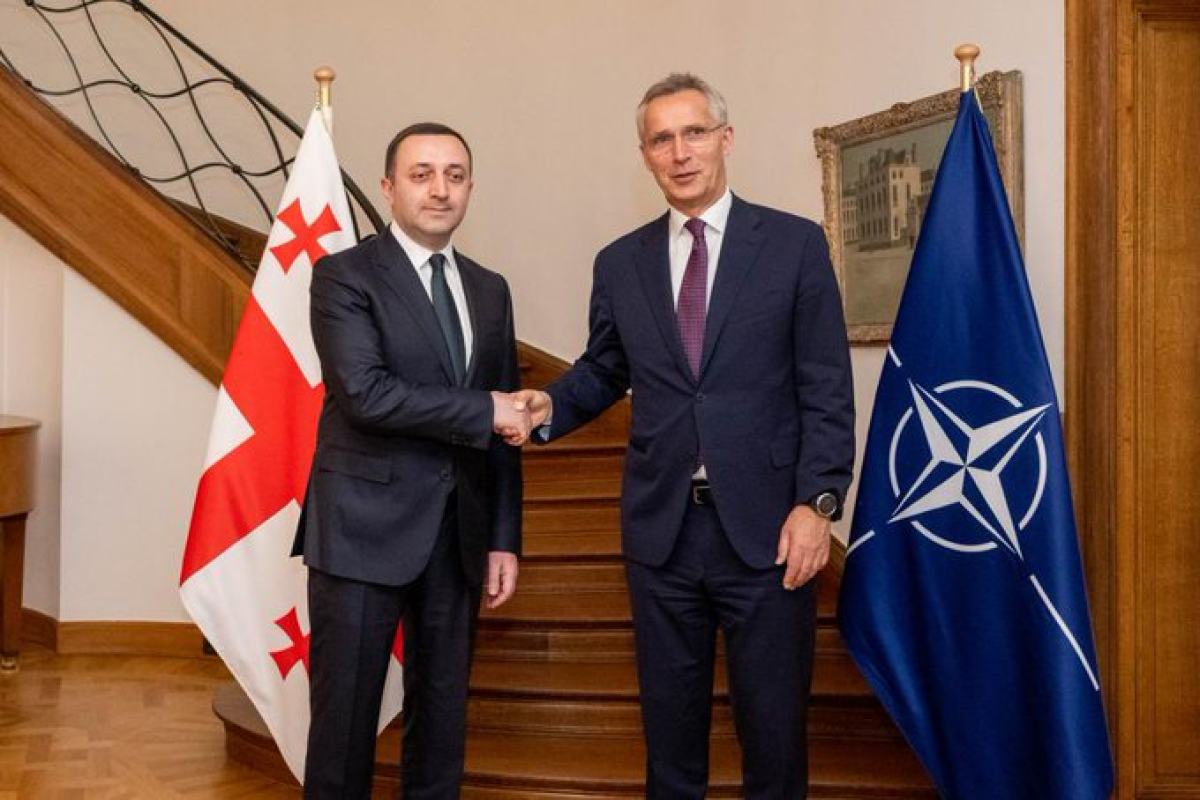 Irakli Garibashvili,Jens Stoltenberg