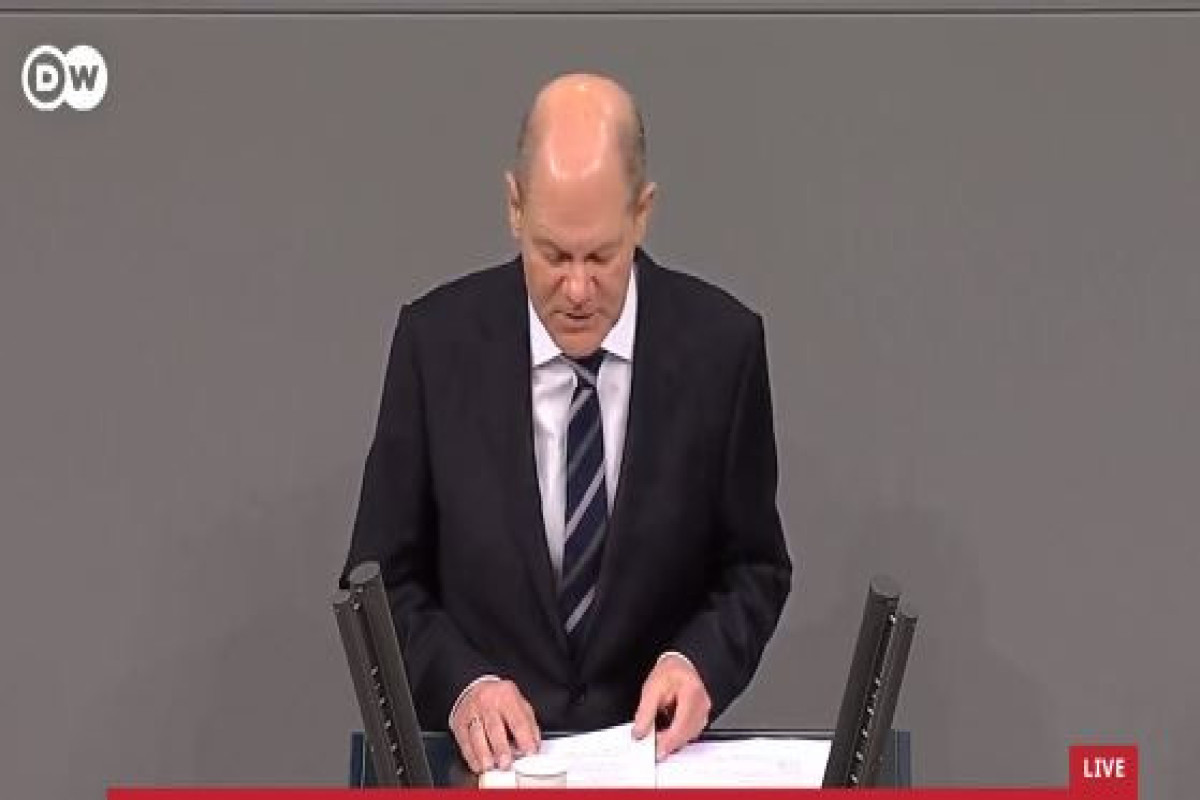 German Chancellor Olaf Scholz