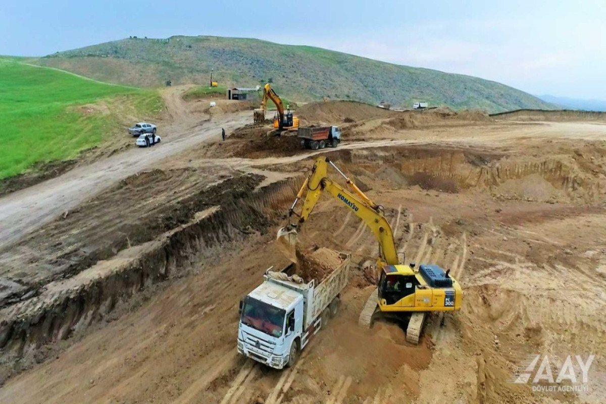 Construction of Fuzuli-Agdam highway underway-PHOTO 
