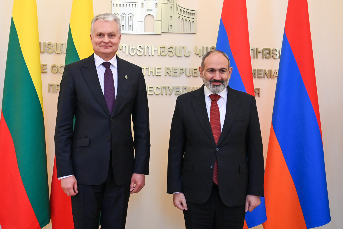 Gitanas Nauseda, Nikol Pashinyan