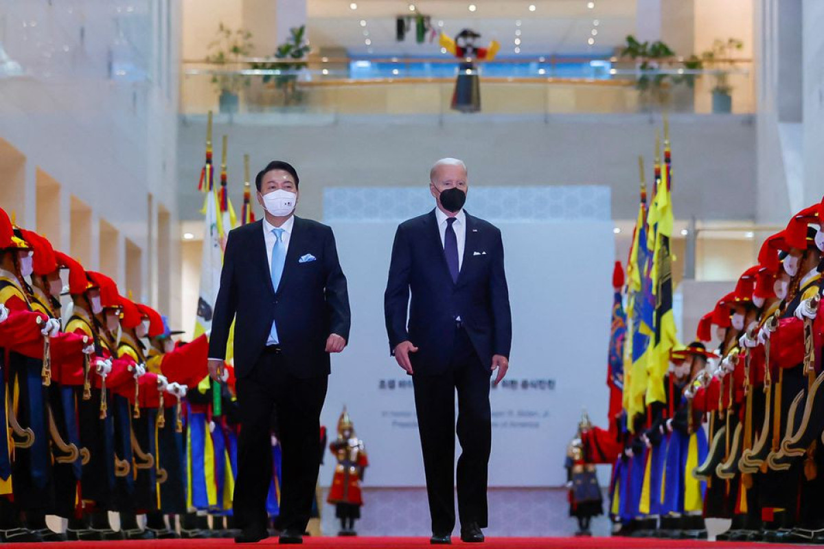 Joe Biden, U.S. President and Yoon Suk-youl, South Korean President