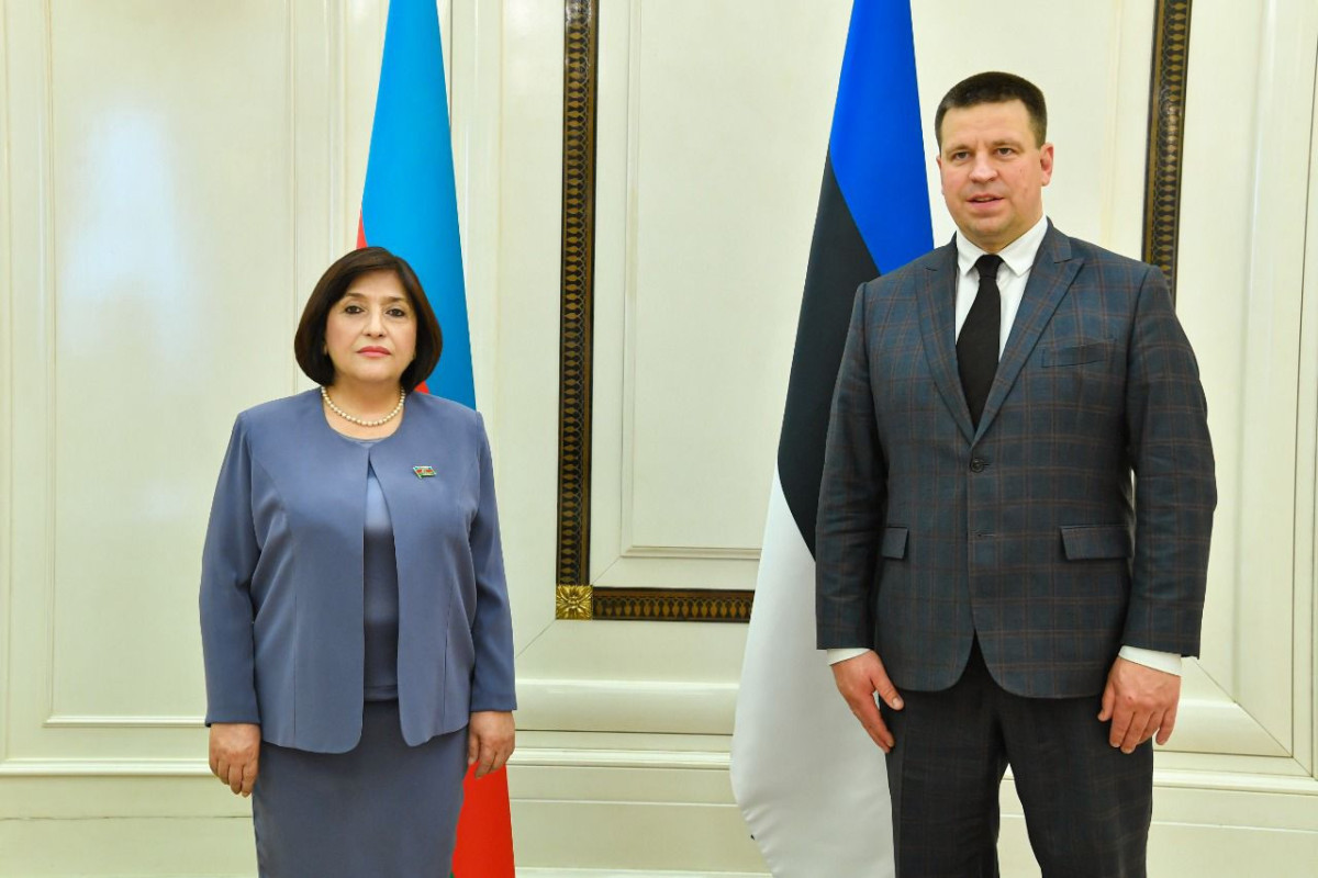 Chair of Milli Majlis meets Speaker of Estonian Parliament