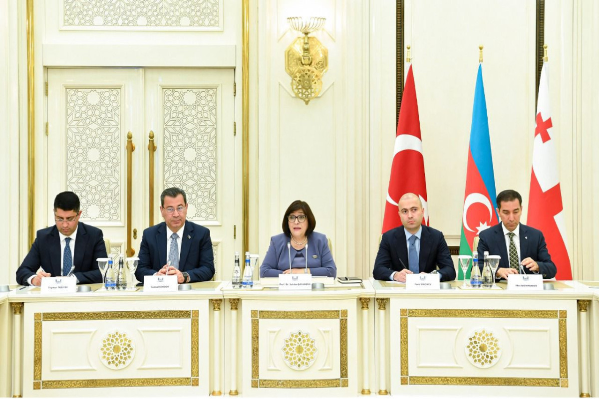 Chair of Azerbaijan's Parliament met with Turkish and Georgian parliamentarians