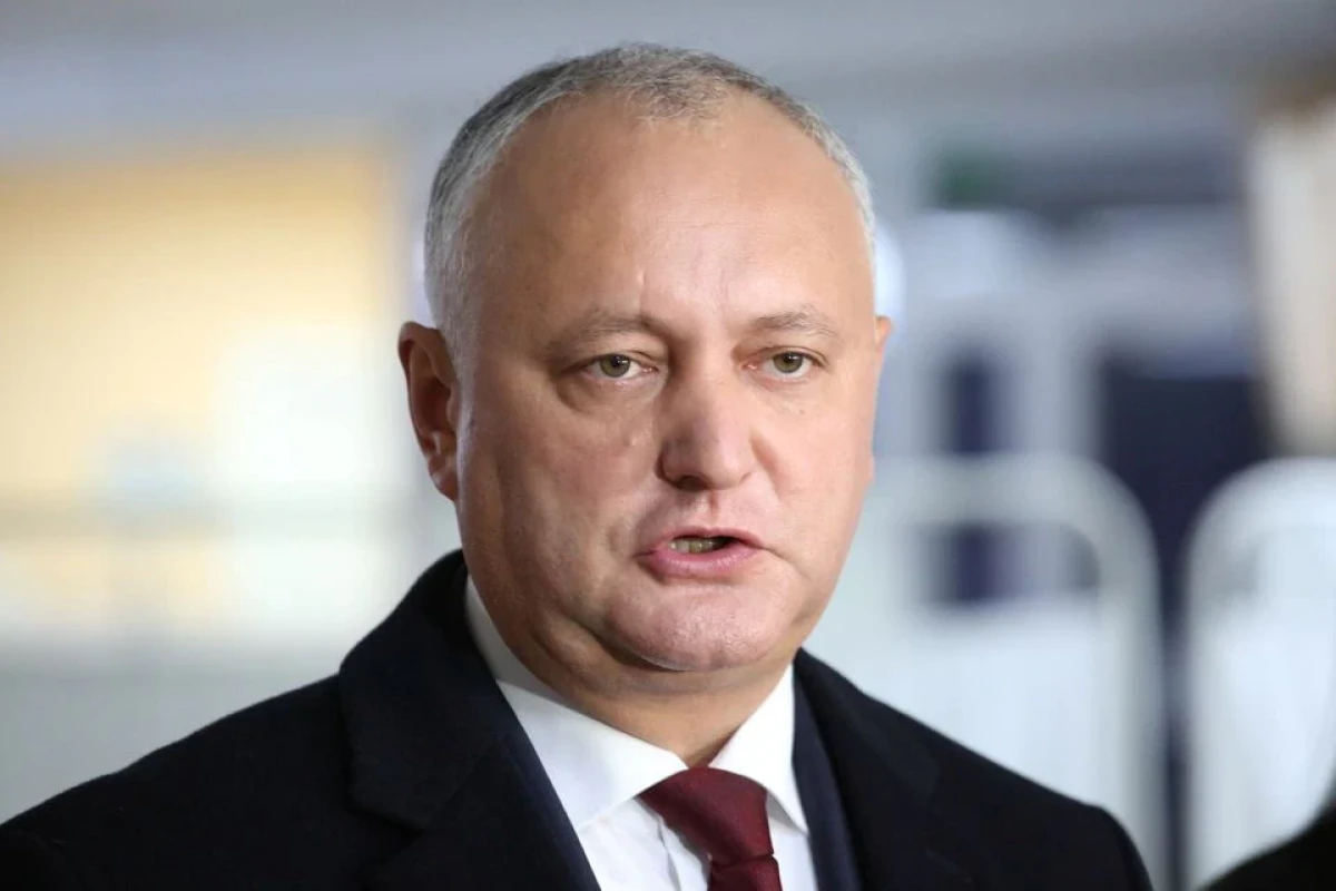 Moldova's former president Igor Dodon