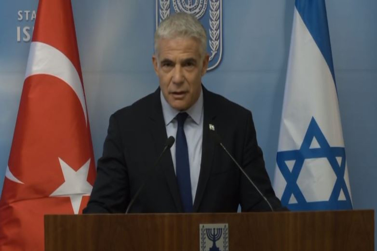 Israeli Foreign Minister Yair Lapid
