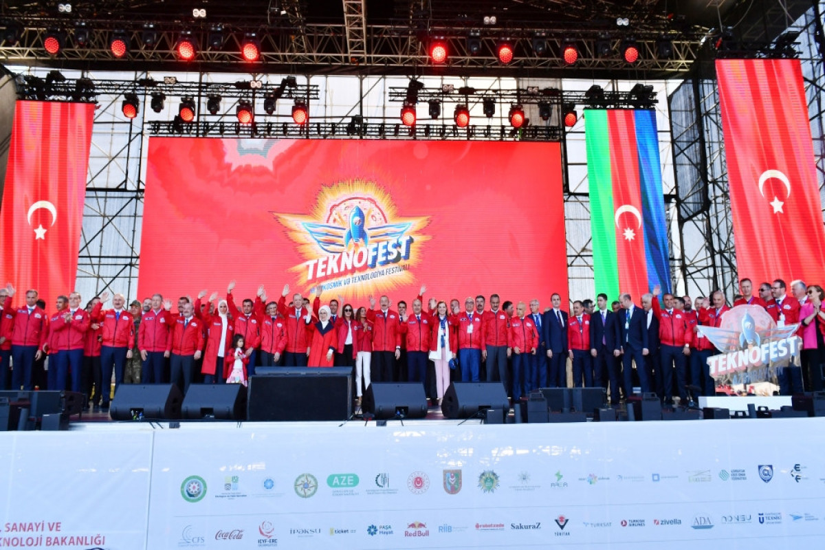 Presidents Ilham Aliyev and Recep Tayyip Erdogan attended TEKNOFEST Azerbaijan festival in Baku-UPDATED-2 