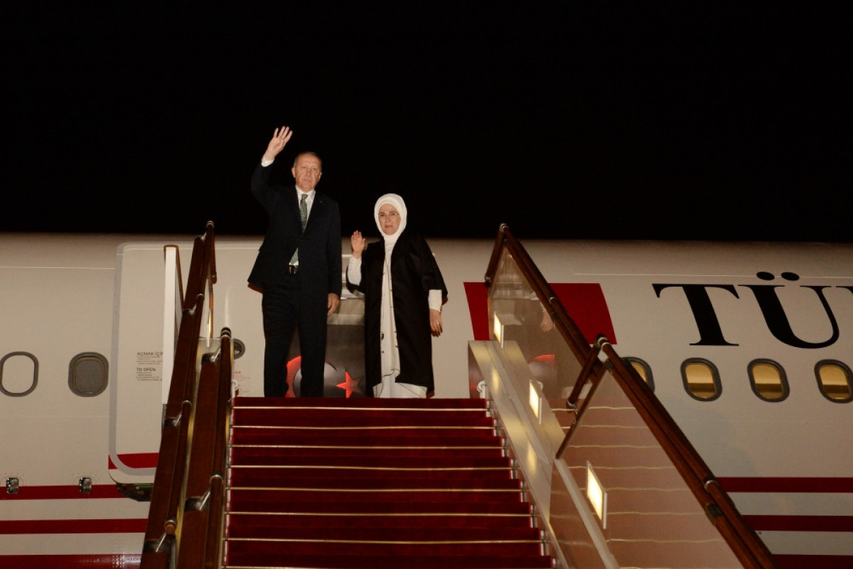 Turkish President Recep Tayyip Erdogan completes working visit to Azerbaijan