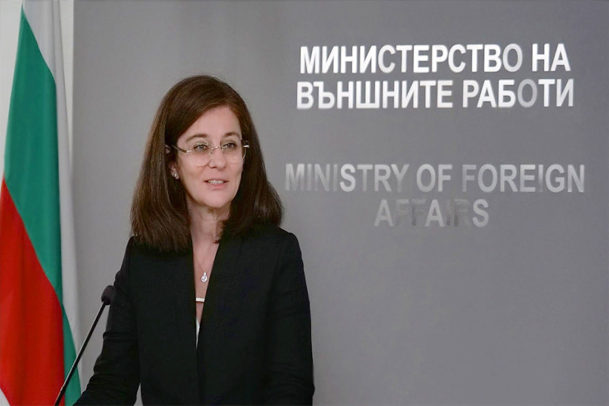 Bulgarian Foreign Minister Teodora Gencovska
