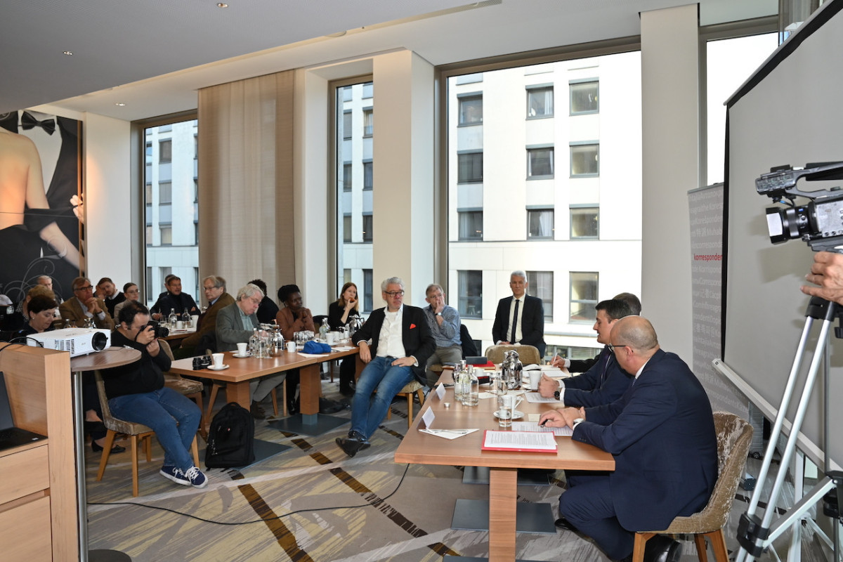 Azerbaijani ambassador informed journalists about dialogue with Armenia