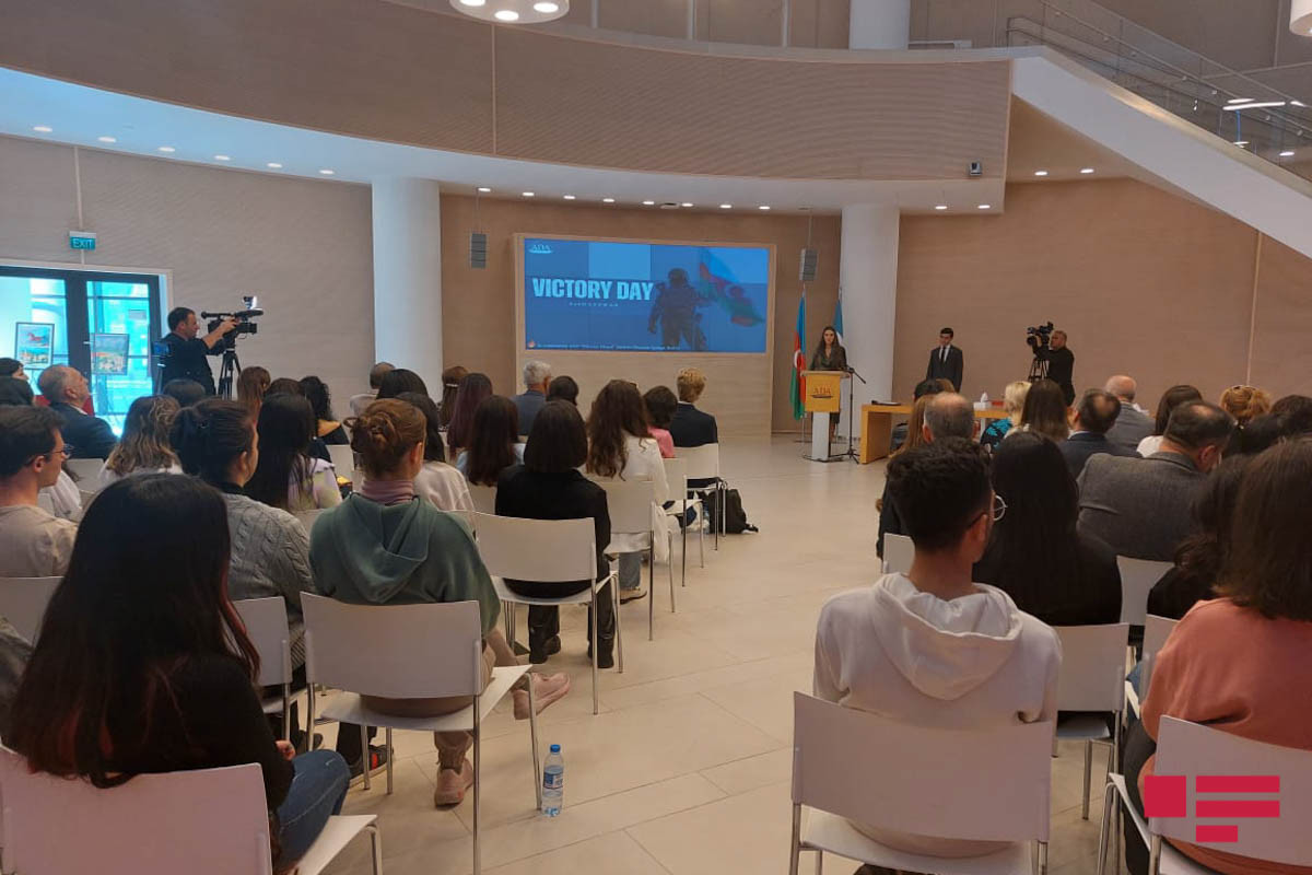 Azerbaijan’s ADA University hosts an event dedicated to Victory Day-PHOTO 