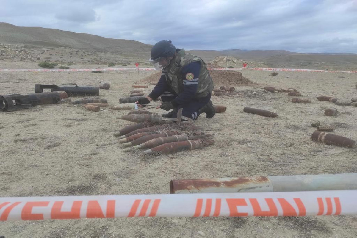 Military munitions found in Azerbaijan's Khizi district-PHOTO 