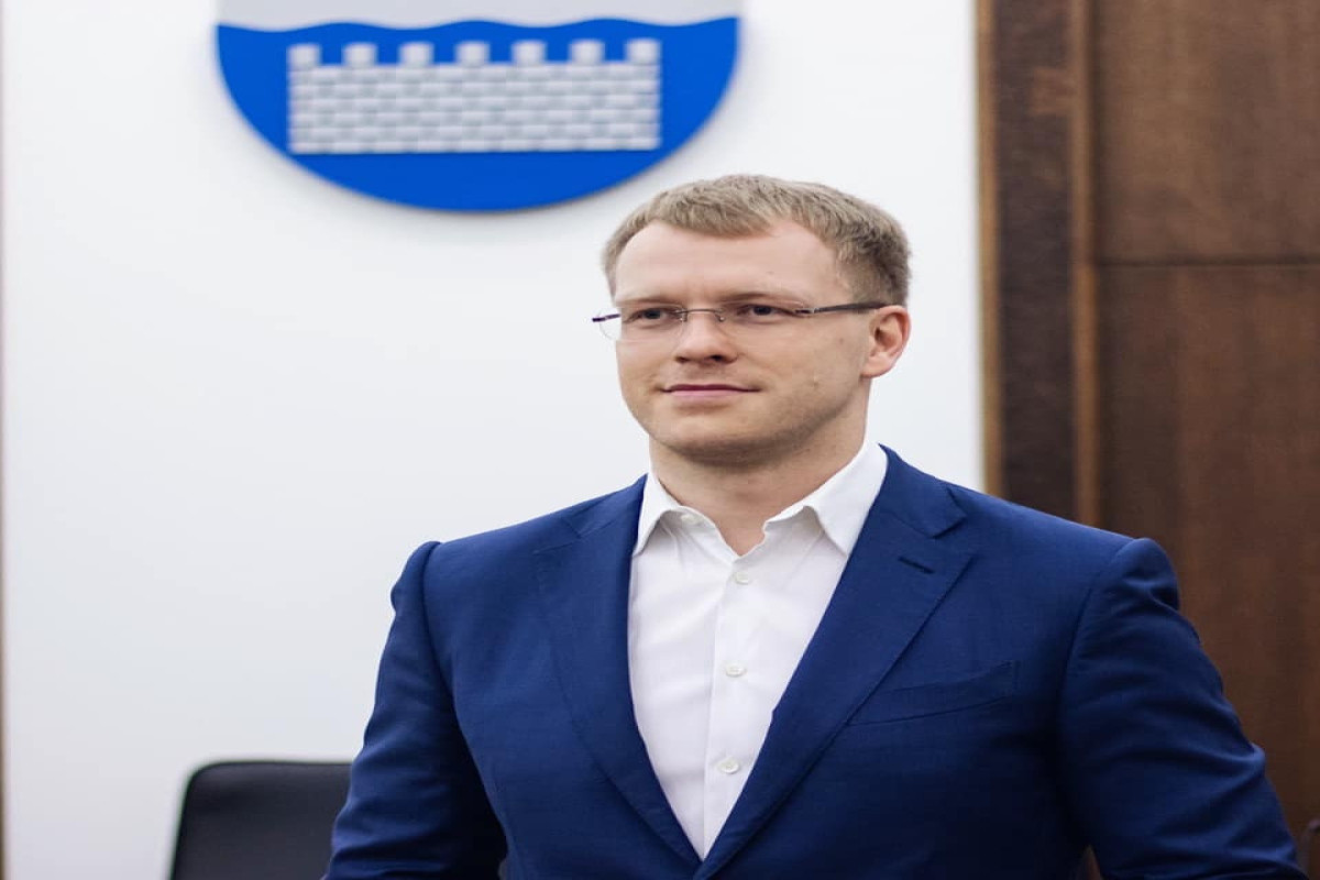 Andrejs Elksninsh, the mayor of Daugavpils, Latvia